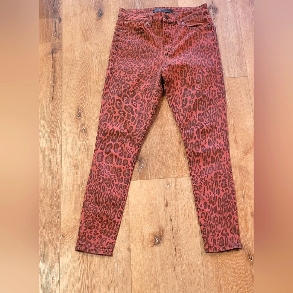 Joe's Charlie- High Rise Skinny Ankle Leopard Print Women Jeans Size 27